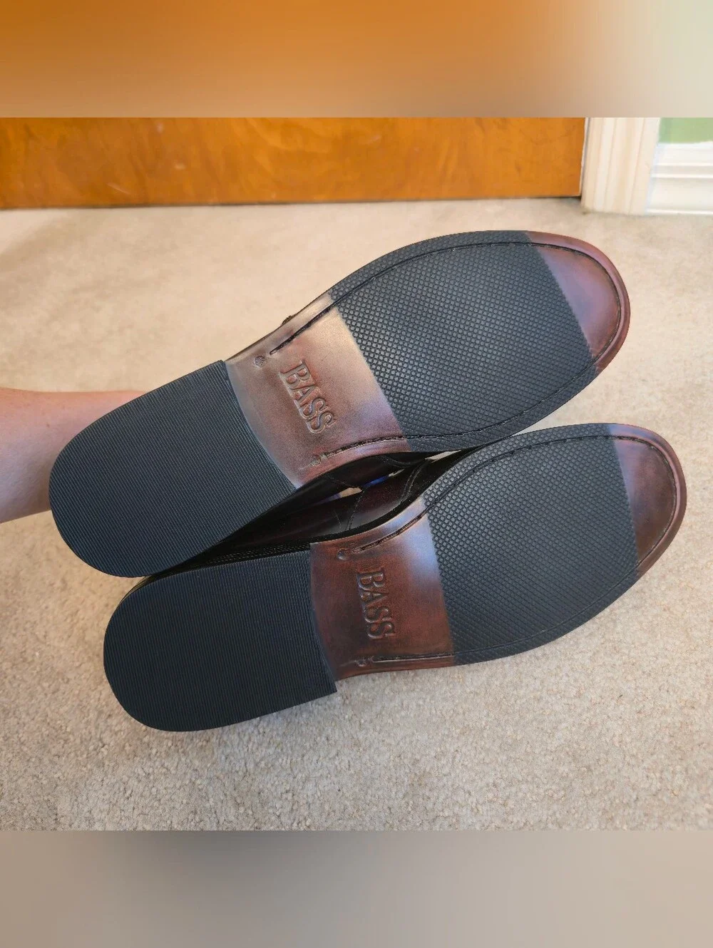 G.H. Bass Parker kiltie buckle loafers in burgundy leather Size 9.5